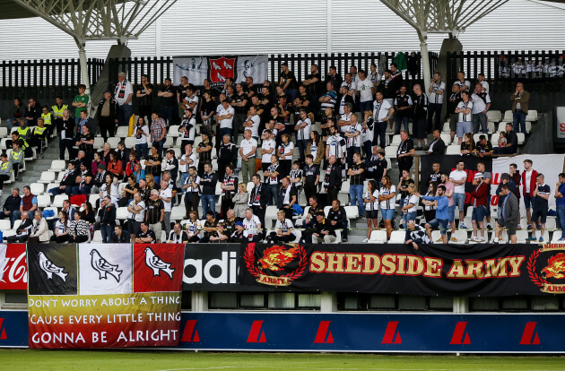 Dundalk fans at the game