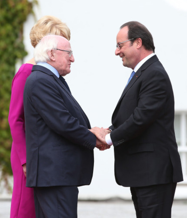 French president visit to Ireland