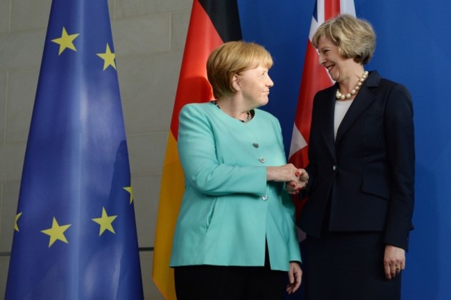 May meets Merkel