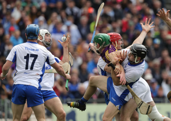 Aidan Nolan with Jamie Barron, Tadgh De Burca and Shane Fives