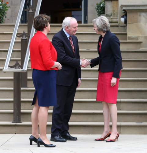 Theresa May visit to Northern Ireland