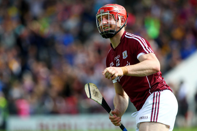 Joe Canning of Galway scores a goal