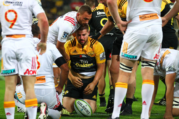 Dane Coles after scoring a try