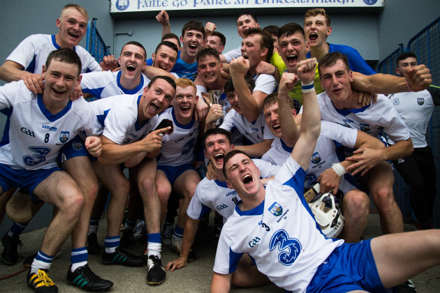 Waterford's players celebrate their victory