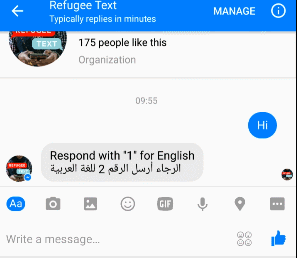 Refugee text