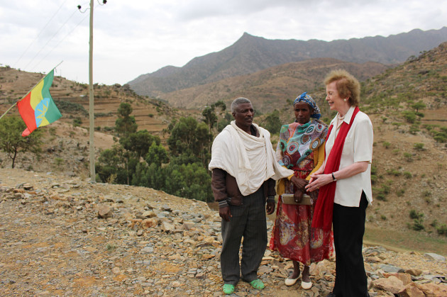 Mary Robinson visit to Ethiopia