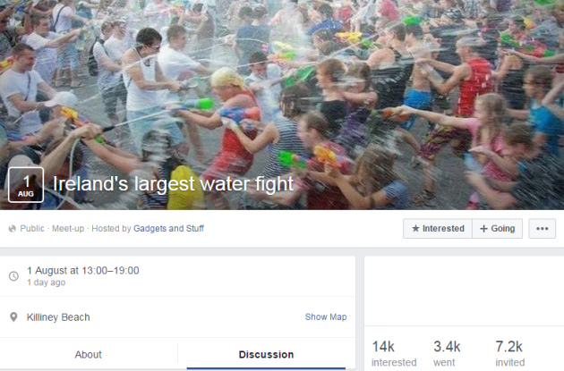 largest water fight