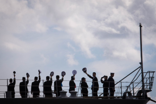 Japanese ship visits London