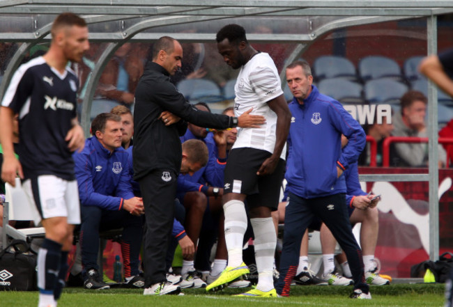 Soccer - Romelu Lukaku and Roberto Martinez File Photo