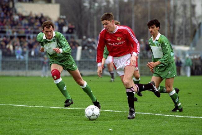 European Cup Winners Cup Semi-Final 1st Leg -Legia Warsaw v Manchester United