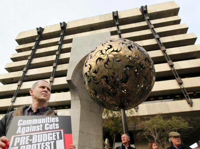 14/11/2012. United Left Alliance Protests