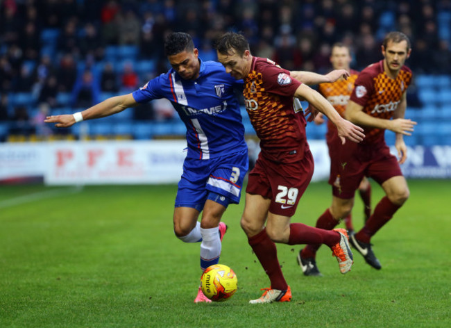 Gillingham v Bradford City - Sky Bet League One - Priestfield Stadium