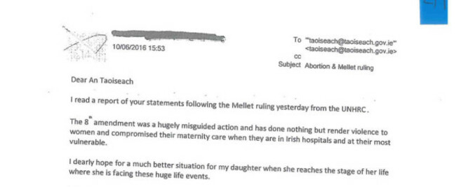 FOI on abortion - cut