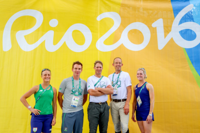 Members of the Irish Eventing Team