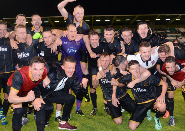 Dundalk celebrate after the game