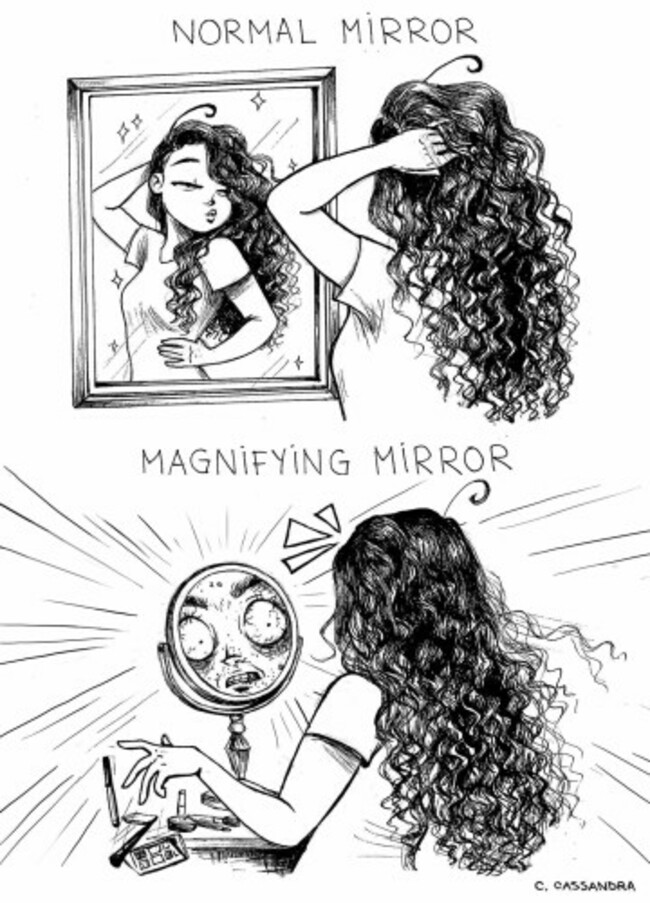 magnifying mirrors