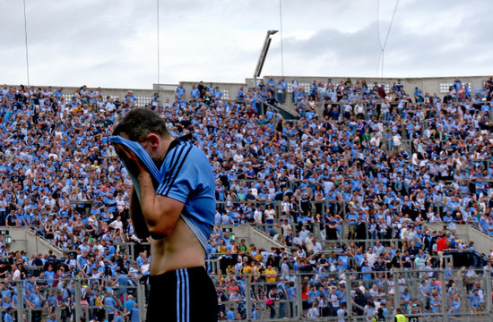 Alan Brogan dejected after the game