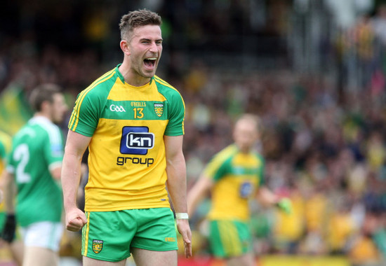 Patrick McBrearty celebrates his side's second goal