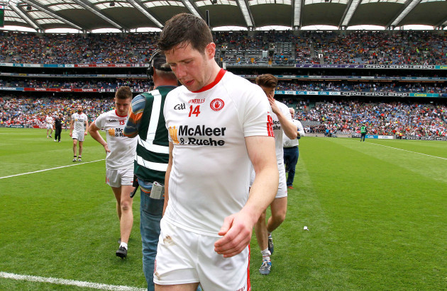 Sean Cavanagh dejected at the final whistle