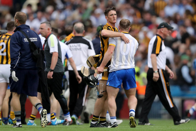 Colin Fennelly with Noel Connors after the game
