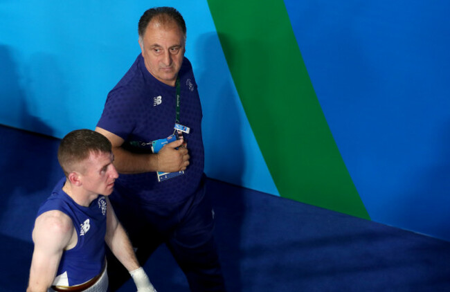 Paddy Barnes and Zaur Antia