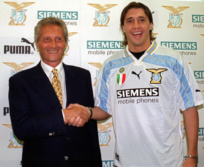 Soccer - Hernan Crespo Signs For Lazio