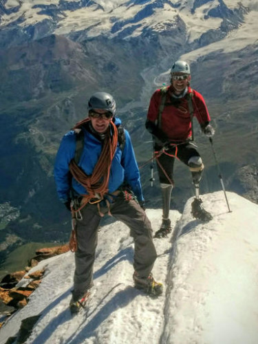 Switzerland Amputee Climber