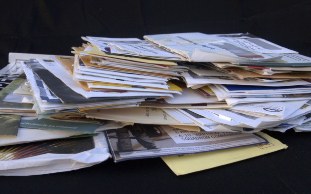 Pile of junk mail