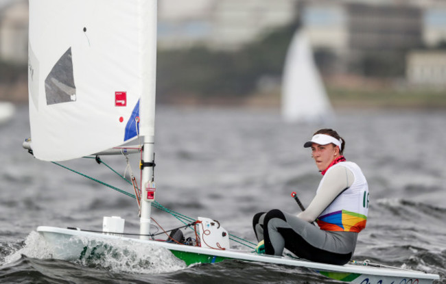 Annalise Murphy at the end of race 2