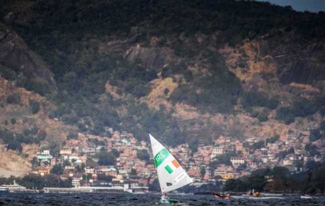 Annalise Murphy on her way to winning the first race of the day