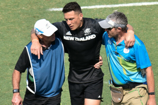 Sonny Bill Williams is taken off injured