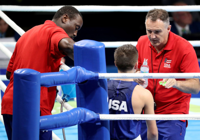 Nico Hernandez with Billy Walsh