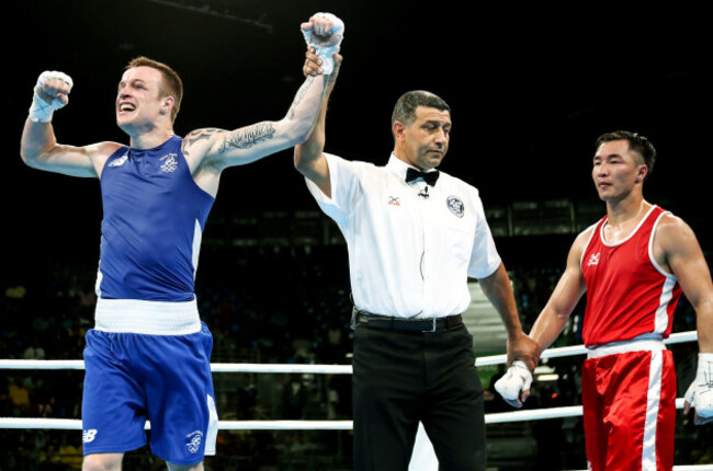 Steven Donnelly celebrates