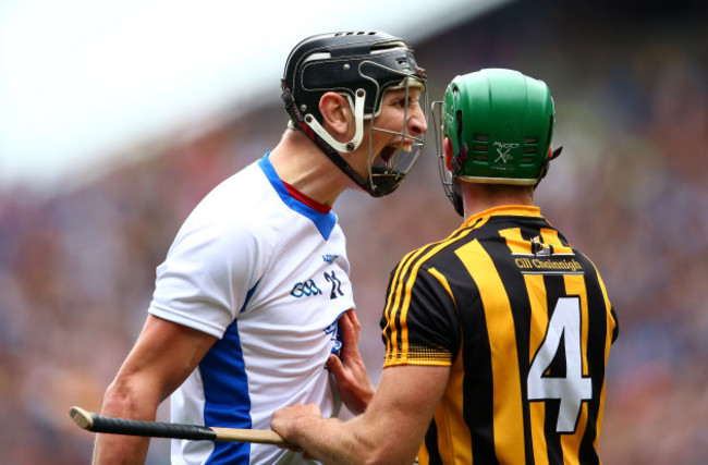 Maurice Shanahan reacts towards Shane Prendergast