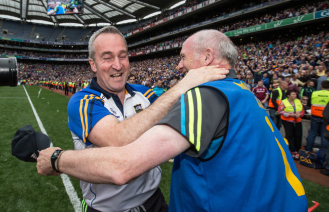 Michael Ryan celebrates