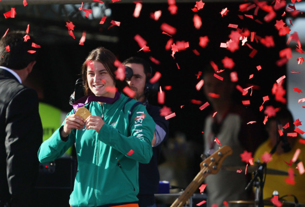 Ireland's Olympic gold medalist Katie Taylor