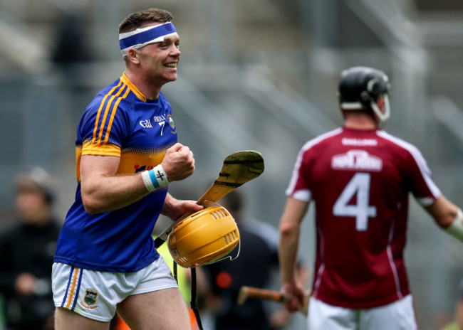 Padraic Maher celebrates after the game