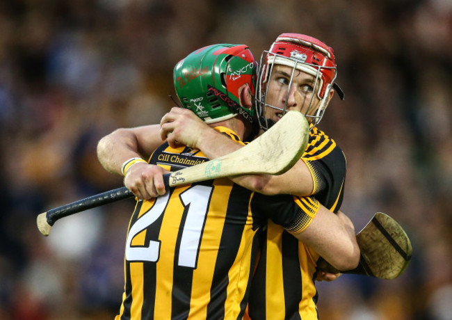 Eoin Larkin and Cillian Buckley celebrate