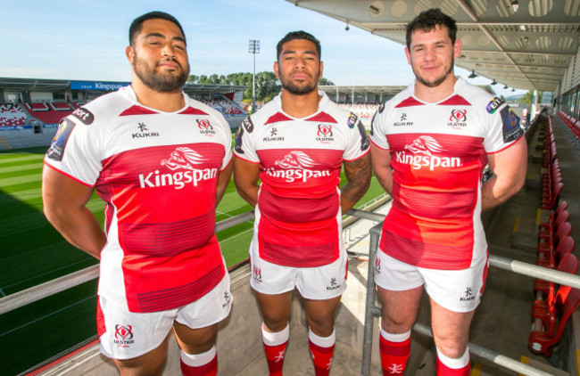 Rodney Ah You, Charles Piutau, Marcell Coetzee  Ulster Rugby, Kingspan Stadium, Ravenhill, IRFU, Rugby, Northern Ireland, Belfast, John Dickson, Dicksondigital