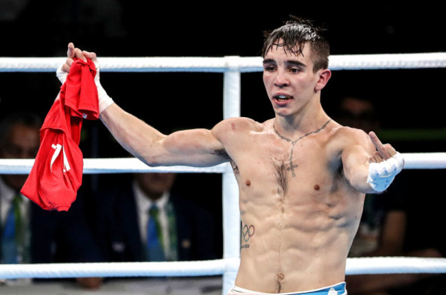 Michael Conlan following his defeat to Vladimir Nikitin