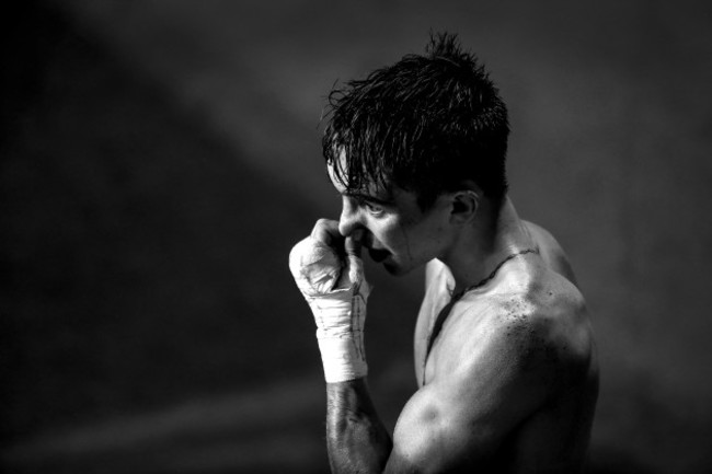 Michael Conlan following his defeat to Vladimir Nikitin