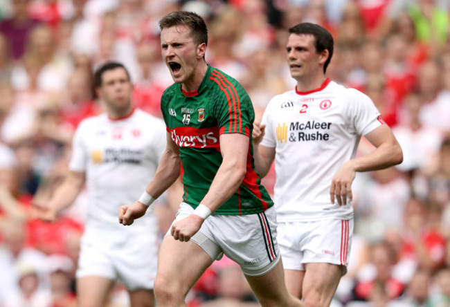 Cillian O&rsquo;Connor celebrates a score