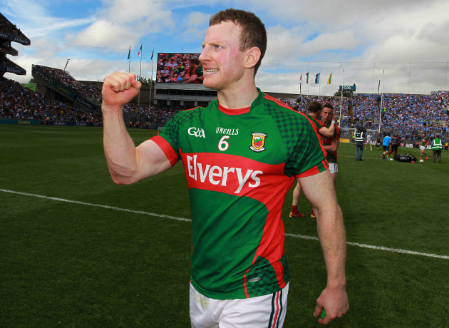 Colm Boyle celebrates at the final whistle