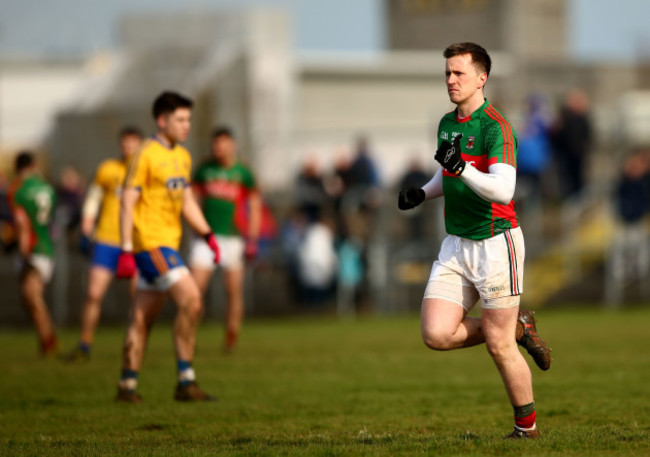 Cillian O'Connor takes to the field