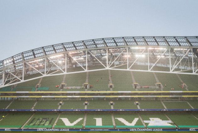 A view of the Dublin Stadium ahead of the game