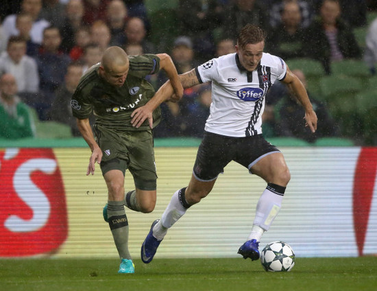 Dundalk v Legia Warsaw - UEFA Champions League Qualifying - Play-Off First Leg - Aviva Stadium