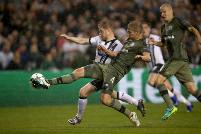 Dundalk v Legia Warsaw - UEFA Champions League Qualifying - Play-Off First Leg - Aviva Stadium