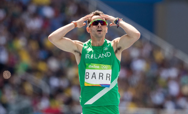 Tomas Barr after finishing fourth