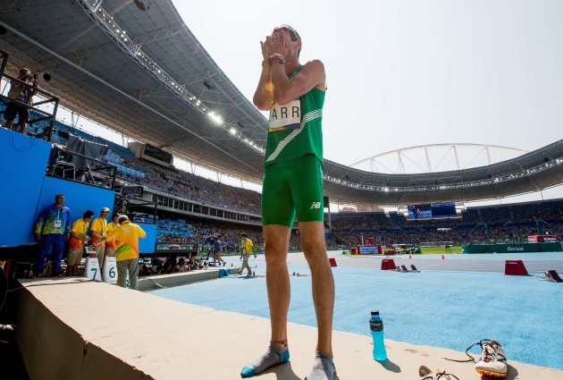 Tomas Barr after finishing fourth