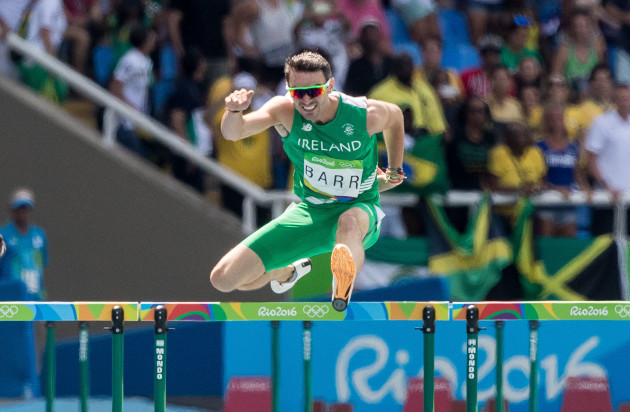 Tomas Barr on his way to finishing fourth